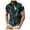 Blue, variant on Men's Polo Shirts Short Sleeve Gradient Print Rhinestone Detail Casual Golf Polo Breathable Quick Dry Party Daily Wear Fashion Collared Shirt,M