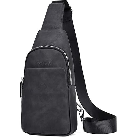 FSD.WG Bolso Cruzado Multifuncional para Hombre, Bolso Cruzado Resistente Al Agua para Viajes y Uso Diario
