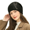 thumbnail image 3 of Wool Slouchy Knit Beanies Winter Hats for Women Soft Warm Slouch Skull Beanie Cap, 3 of 5