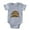 Heather Grey, variant on CafePress - FIN Tortoise CROP.P... - Cute Infant Baby Football Bodysuit