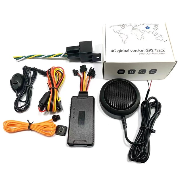 Speravity Coche 4G Red GSM Rastreador sensible en tiempo real Alarmas Control remoto del vehículo Localizador antipérdida Dispositivo de Accesorios para motos