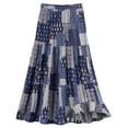 thumbnail image 2 of Womens Reversible Boho Maxi Skirt - Floral Long Skirt by Catalog Classics -36"L, 2 of 4