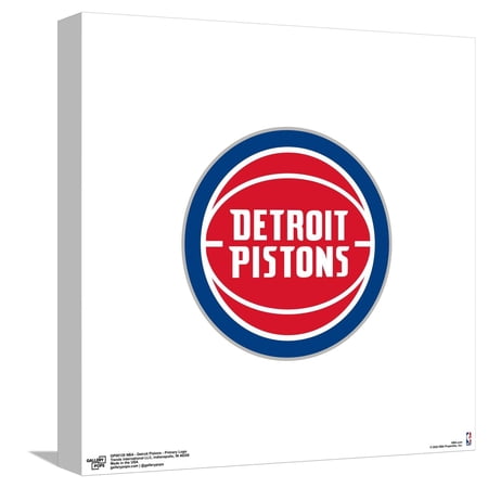 Gallery Pops NBA Detroit Pistons – Primary Logo Canvas Wall Art Unframed Version 12 x 12