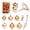 Orange, variant on Christmas Bright Ball Ornaments for Xmas Tree Decorations Xmas Tree Hanging Ball, Shatterproof Christmas Decorations Tree Balls Set for Xmas Holiday Wedding Party