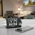 thumbnail image 5 of La Crosse Technology 616A-56647-INT Travel Projection Alarm with Fold Out Stand, Black, 5 of 7
