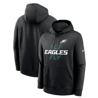 Men's Black Philadelphia Eagles Smoke Arch Pullover Hoodie