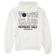 thumbnail image 2 of Elevenparis Hombre Landino Smiley Sudadera con capucha blanca S, 2 of 2