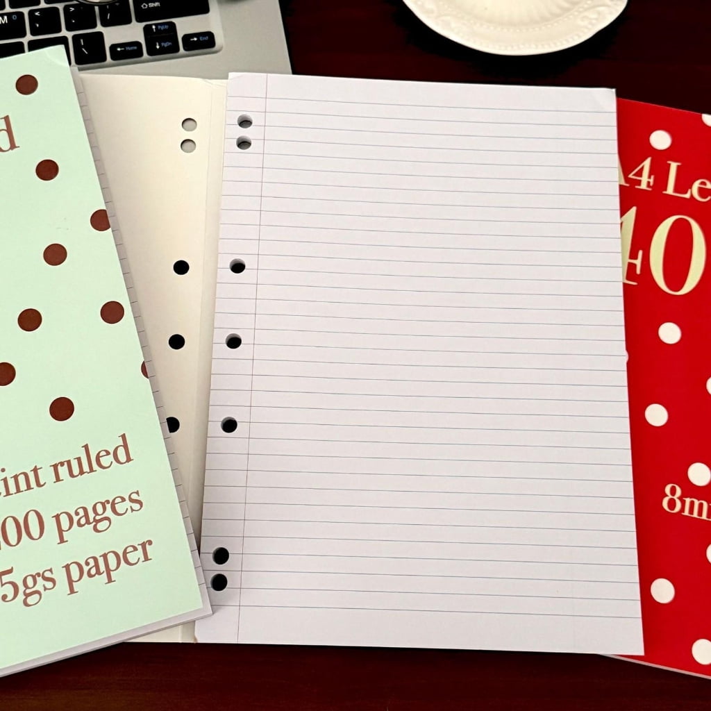 Light weight Portable A4 Notebook Dot Pattern Lined Pages Writing Inspiration