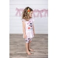 thumbnail image 3 of Set de ropa Disney Minnie Mouse Pink Aloha para niña de 3 a 6 meses, 3 of 9