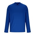 thumbnail image 4 of DDAPJ pyju Men's UPF 50+ Sun Shirts Long Sleeve Rash Guard Thin Summer Hoodie Sun Protection Fishing Shirt with Thumb Hole Blue M, 4 of 6