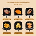thumbnail image 3 of LAC LAICHY 10 Qt Air Fryer,Elegant Black Design，200°F-400°F Temperature Control，Oil-Less Cooking, 3 of 7