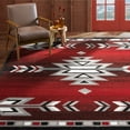 thumbnail image 4 of Home Dynamix Premium Sagrada Southwestern Geometric Area Rug, Red/Grey, 7'8"x10'7", 4 of 6