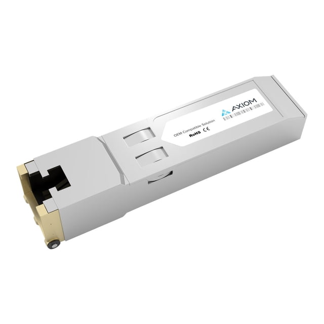 Axiom Dell 407-BBDX Compatible Dell 407-BBDX) - module Émetteur-Récepteur SFP (mini-GBIC) (Équivalent à: - 1GbE - 1000Base-T - RJ-45 - jusqu'à 328 Pieds