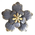 thumbnail image 1 of Decoración de Arte de Pared de Flores de Metal, Escultura Floral Rústica, Decoración Colgante de Pared de Arte de Pared 3D para Sala de Estar Interior, 1 of 6