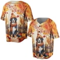 thumbnail image 3 of Happy Thanksgiving Bernese Mountain Dog Give Thanks Fall Beanie Scarf Welcome All Over Print 3D Baseball Shirt Berner Lover Gifts Softball Sport - 00020, 3 of 6