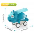 thumbnail image 2 of Dinosaur Car Toys, Cute Press and Go Dinosaur Toy Cars, Early Educational Pull Parent-children Interactive Back Vehicles Toy, Dino Pull Back Cars for 3+ Years Old Kids Boys Girls Birthday Xmas Gifts, 2 of 7