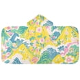 thumbnail image 5 of Yayeee Kids Hooded Towels Toddler Soft Absorbent Beach Bathing Wrap 50" x 23.5", Yellow Mountains, 5 of 5