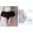 thumbnail image 3 of Panties for Women Over 60 Incontinence Protective Briefs & Underwear Leakproof Ladies Underwear Washable Reusable Panties High Waisted Full Coverage Soft Stretch Briefs Everyday Comfort, 3 of 8