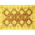 thumbnail image 1 of Ahgly Company Indoor Rectangle Oriental Yellow Traditional Area Rugs, 5' x 8', 1 of 4
