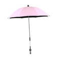 thumbnail image 4 of Sombrilla universal para cochecito con clip con protección UV, sombrilla para cochecito de bebé de 85 cm/33,5 pulgadas con clip para , ajustab Rosa, 4 of 6