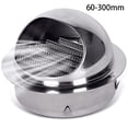 thumbnail image 1 of Sufanic Stainless Steel Round Brushed Bull Nosed External Extractor Wall Vent Outlet, 1 of 5