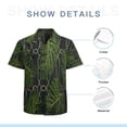 thumbnail image 7 of High Quality Hawaiian Shirts for Men Short Sleeve Aloha Beach Shirt Floral Summer Casual Button Down Shirts Blouses G4GS78, 7 of 7