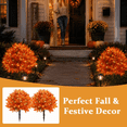 thumbnail image 6 of 2026 New Light-Up Autumn Maple Tree – LED Fall Tree Ornament, Outdoor Fall Foliage Lighted Stake Decor for Entryway Halloween Thanksgiving Display 1 PCS, 6 of 8