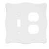 Brainerd 64606 Nylon Single SwitchDuplex Wall Plate Switch Plate Cover White
