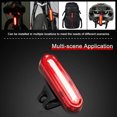 Bright USB Rechargeable Night Cycling Tail Light Waterproof Outdoor