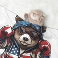 thumbnail image 2 of Sigee Patriotic Boxing Bear Art for Pet Blanket for Dog Cat Puppy Blanket Cat Blankets for Small and Medium Pets-Large, 2 of 8