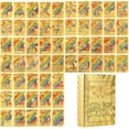 thumbnail image 1 of 55 Pcs (5GX+3Vstar+47V-max) Rainbow Gold Foil Assorted Cards, GX V-star V-max Charizard Card Card Set Children's Birthday Gift Card Collectors, 1 of 4