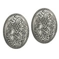 thumbnail image 1 of Xuanheng 2 Pieces Vintage Lapel Pin Brooch Wolf Pattern Collar Pin For Shirt, 1 of 6