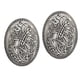 thumbnail image 1 of Paquete de 2 Broches con Símbolo de Escudo Medieval Nórdico, Chal Ovalado, Alfiler Dorado , 2 piezas jinwen Broche nórdico vikingo vintage, 1 of 6