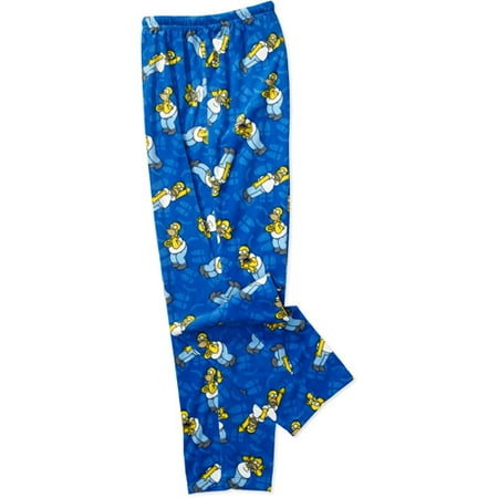 men's plush fleece pajama pants