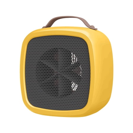 Butwevi Mini Desktop Fan Heater Fall Proof with Handle Power Failure ...