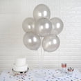 thumbnail image 2 of Efavormart 12" Metallic Latex Balloons Wedding Event Decorations Birthday Party Graduation New Year Eve Party Supplies-Silver-25/pk, 2 of 8