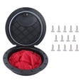 thumbnail image 1 of Kit de cubierta para compartimento de canoa redonda estándar de 9 pulgadas, cubierta de acceso de plástico ABS, accesorio para barco de pesca KK A51, 1 of 12