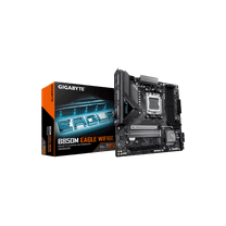 GIGABYTE B850M EAGLE WIFI6E AMD AM5 Motherboard, M-ATX, DDR5, 2x M.2, PCIe 5.0, USB-C, USB 3.2 Gen 2, WIFI6E, 2.5GbE LAN, EZ-Latch, Wi-Fi EZ-Plug