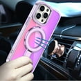thumbnail image 4 of XPM for Apple iPhone 13 Pro Max Phone Case, Chrome Hybrid with Rotating Magnetic Circle Ring Stand, Slim Shockproof Hybrid Cover for iPhone 13 Pro Max (Light Purple), 4 of 7