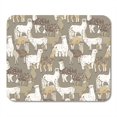 thumbnail image 1 of JSDART Lama Lama Vector Pattern Abstrait Alpaca America Arizona Tapis de Souris Tapis de Souris 9x10 Pouces, 1 of 1