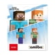 thumbnail image 1 of Figura Amiibo Nintendo Switch Steve y Alex pack doble, 1 of 3