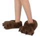 thumbnail image 5 of 2 piezas de pantuflas con forma de pata de oso, tacón para dormitorio, interior y exterior Marrón Yuyangstore Zapatillas de felpa, 5 of 8