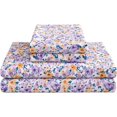 thumbnail image 1 of Floral Queen Sheets Soft Breathable Microfiber Vintage Printed Bed Sheet Set Deep Pocket Fitted Sheet Included Flower Pattern, 1 of 7