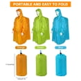 thumbnail image 4 of Sac à Dos Imperméable Léger Résistant à l'Eau pour Escalade Poncho Couverture de Pluie pour Camping Randonnée Voyage, 4 of 7