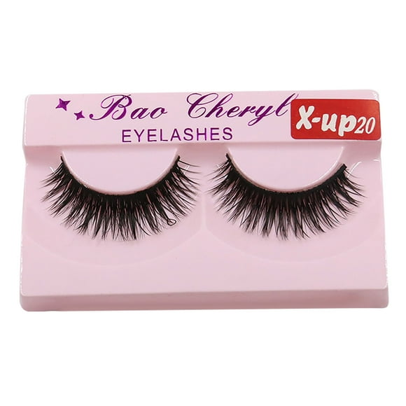 Xihbxyly Par de Pestañas Postizas de Múltiples Capas, Densas, Delgadas, Gruesas, Grandes, para Discoteca, Baile