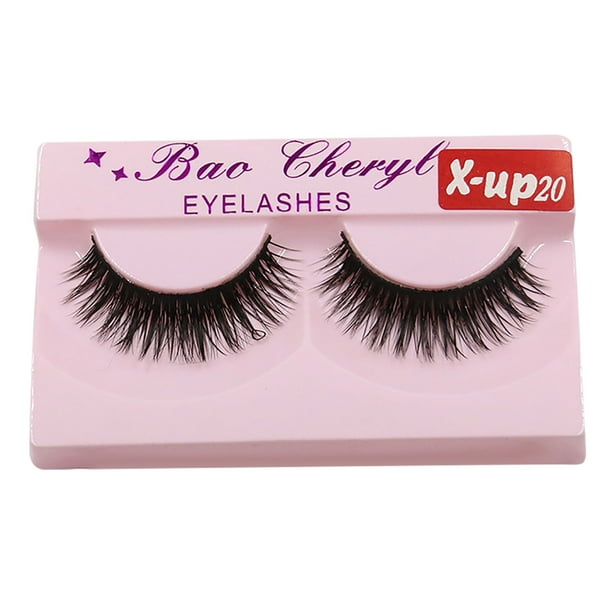 Pestañas naturales, pestañas postizas, pestañas cortas, pestañas postizas de visón tenues, multicapa, densas, horquilla, delgadas, gruesas, ojos grandes, para discoteca, baile, pestañas postizas, par