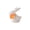 Orange-OR Home Decor, variant on karymi Adorable Bowknot Ceramic Bunny Figurine with Glossy Finish and Compact Size for Easter Tabletop Mantel Shelf Home Decor Gift Bedroom Decor