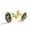 Color 1, variant on Men's Classic Stainless Steel, Cute Alpaca Rainbow Pattern Cufflinks Business Wedding Shirts, Golden