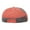 Orange, variant on Men Denim Beanie Retro Rolled Cuff Hat Brimless Hip Hop Skull Cap Adjustable Bucket Hats