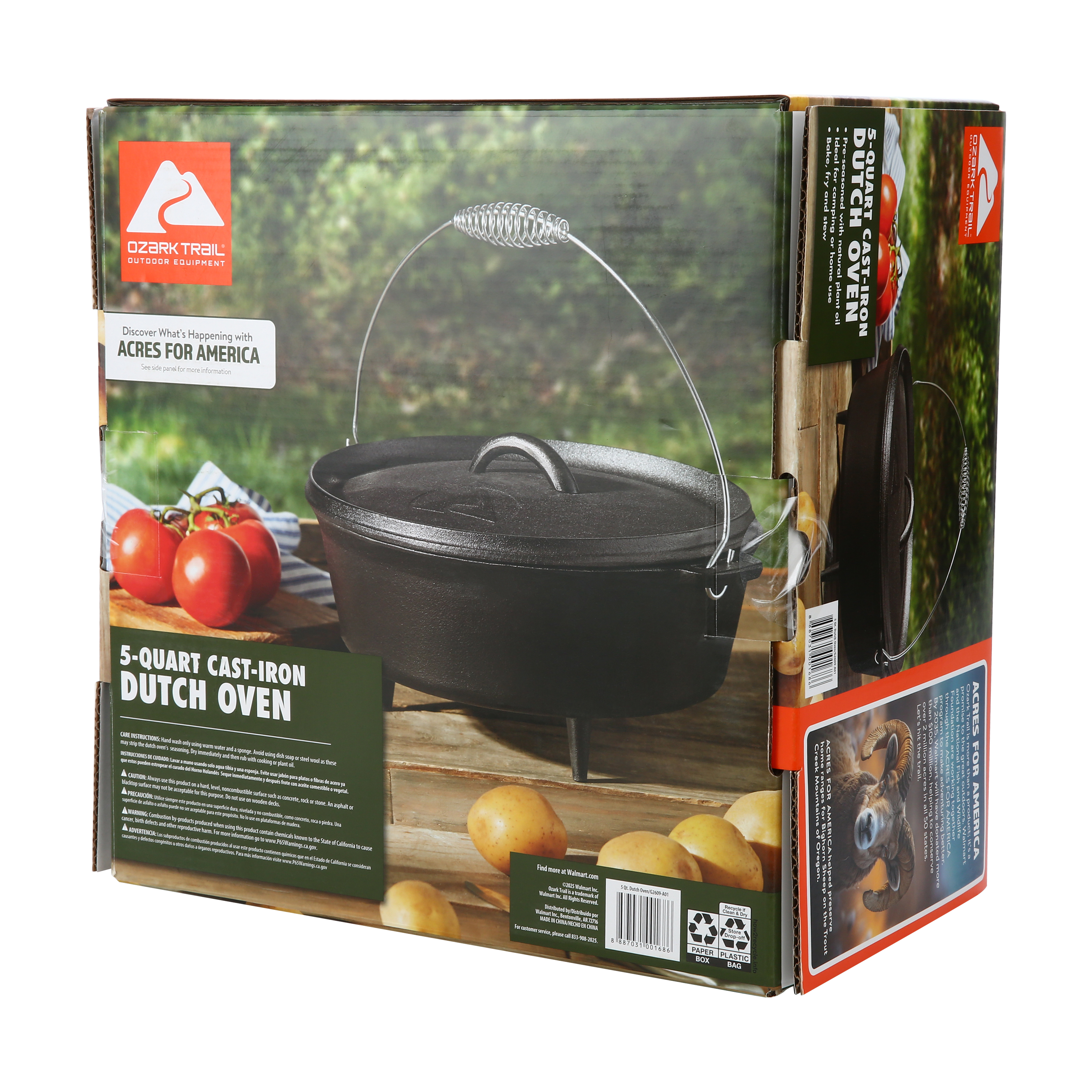 Ozark Trail 5-Quart Pre-Seasoned Cast Iron Dutch Oven photo 3